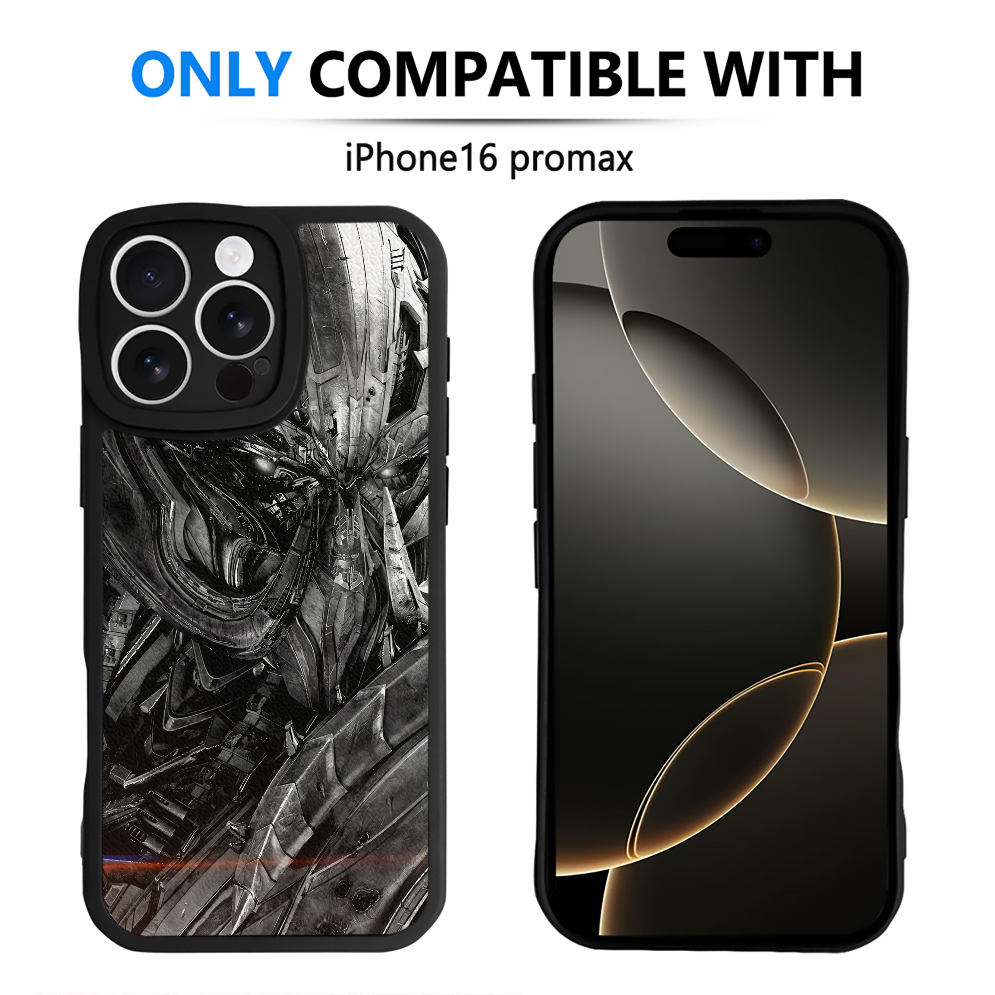 （画像用） Transformers トランスフォーマー 【iPhone 16シリーズ対応】シリコンスマホケース（レザー調） 材質：シリコン